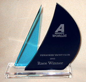 3D Spinnaker Sailing Trophy